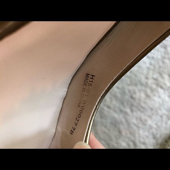 Cole Haan Gold Wedges 7M - Picture 15 of 16